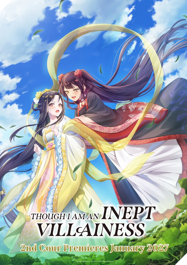 Anime Ác nữ nửa vời tung hình ảnh kết thúc hé lộ cour 2: Ấn định lên sóng vào tháng 1/2027 với biến cố hoán đổi thân xác chốn thâm cung 2
