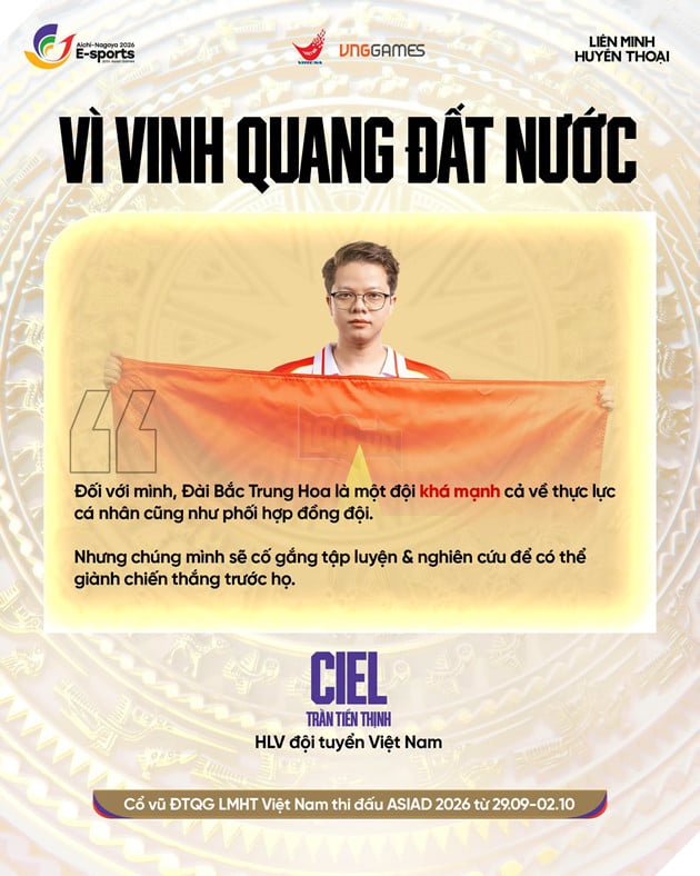 ASIAD 20: HLV Đội Tuyển Quốc Gia LMHT Việt Nam Tin Vào Khả Năng Đoạt Huy Chương Bạc 2