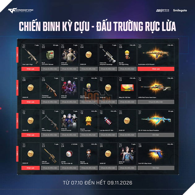 Tháng 10 - Thời Điểm Tưng Bừng Cho Người Chơi Crossfire, Đặc Biệt Là Tân Binh 3