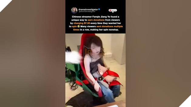 Content Mới, Viewer Donate Để Nữ Streamer Xoay Ghế 180 Độ 2