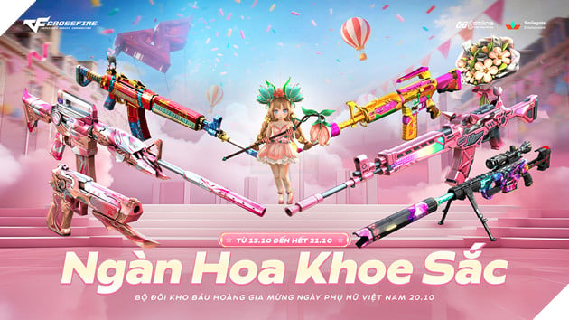 Ngàn Hoa Khoe Sắc - Crossfire Tung Bộ Đôi Kho Báu Hoàng Gia Mừng Ngày Phụ Nữ Việt Nam 20/10
