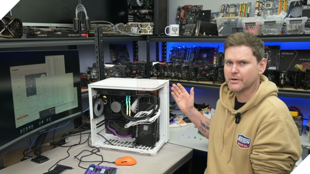 Di chuyển GPU sát quạt hút gió giúp giảm nhiệt độ gần 20 độ C