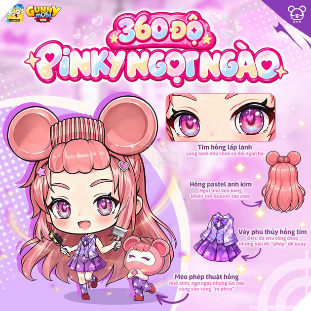 Gunny Mobi khuấy đảo cộng đồng Gunner với bộ tứ Cosmos Bear vừa xinh vừa cá tính 3