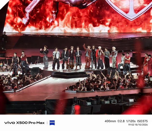 Trải nghiệm “The Concert Fancam Phone” vivo X500 Series tại Anh Trai Vượt Ngàn Chông Gai 2026