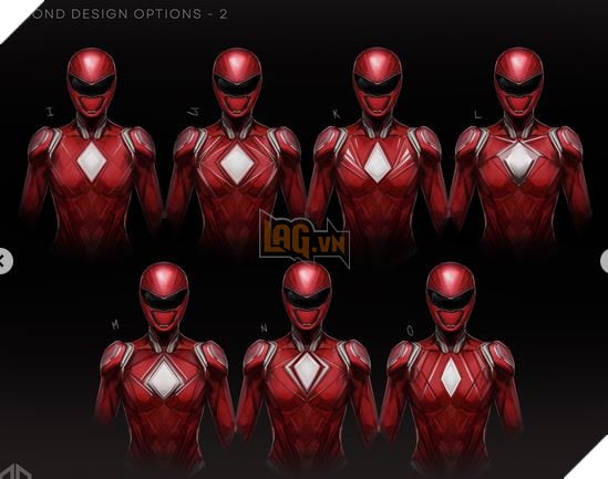 Concept art Power Rangers của Netflix được công bố, hé lộ nữ Red Ranger 2