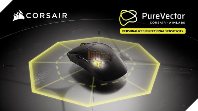 CORSAIR ra mắt chuột SABRE v3 PRO PureVector, tự điều chỉnh độ nhạy theo hướng di chuột