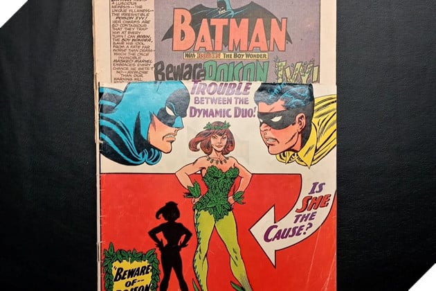 Hình ảnh nhân vật Poison Ivy xuất hiện lần đầu trong bộ truyện Batman #181 năm 1966.