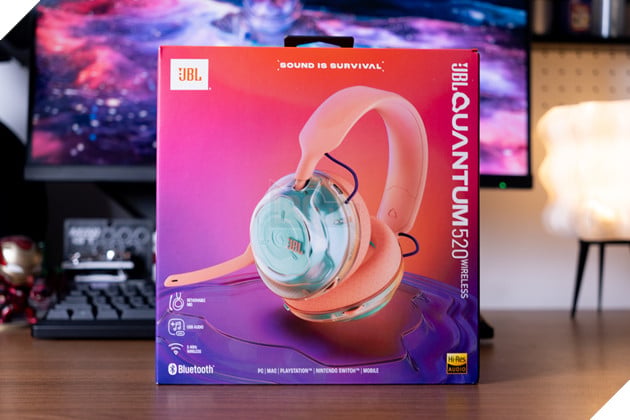 Review JBL Quantum 520 Wireless: Tai nghe gaming không dây đa nền tảng, pin 30 giờ và âm thanh định vị