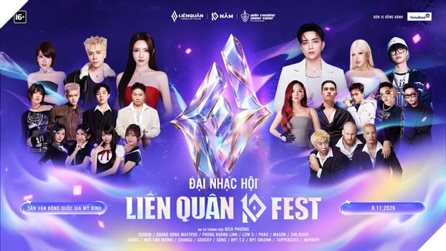Liên Quân 10 Fest - Thập Niên Gắn Kết: Hai Ngày Hội Tụ Esports Và Âm Nhạc Tại Sân Vận Động Quốc Gia Mỹ Đình 3