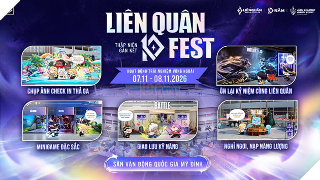 Liên Quân 10 Fest - Thập Niên Gắn Kết: Hai Ngày Hội Tụ Esports Và Âm Nhạc Tại Sân Vận Động Quốc Gia Mỹ Đình 5
